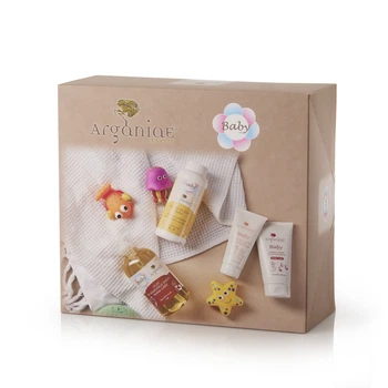 Набор Косметики Baby Mama Kit (Масло Сладкий Миндаль, Эластирующий Крем, Рисовый Крахмал) Arganiae 0197