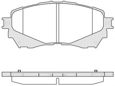 Гальмівні колодки пер. Mazda 6 (18-21) Woking (P1438304)