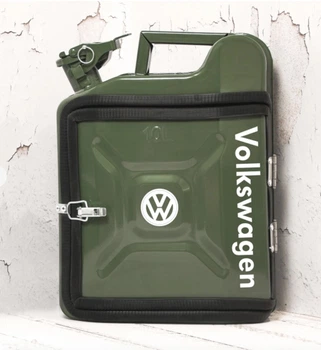 Подарок для мужчин Канистра-бар 10 л с маркой авто Volkswagen + 2 стакана в подарок Shop Monkeys (KA-Volkswagen-4024)