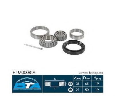 Подшипник колеса, комплект BTA Bearing Technology for Automotive (H1M000BTA)