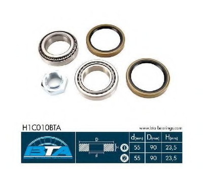 Подшипник колеса, комплект BTA Bearing Technology for Automotive (H1C010BTA)