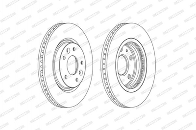Тормозной диск Ferodo (DDF2466C)