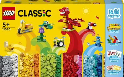 Zestaw klocków LEGO Classic Wspólne budowanie 1601 element (11020)
