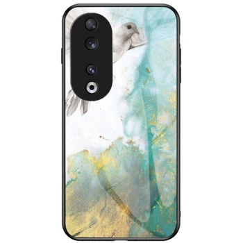 Чехол с рисунком Deexe Gradient Pattern для Honor 90 - Flying Pigeon