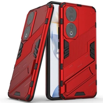 Захисний чохол з підставкою Deexe Bibercas для Honor 90 - Red