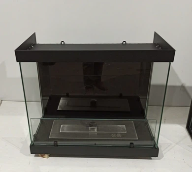 Біокамін вбудований трьохсторонній рамочний 600*250*450 мм.Чорний