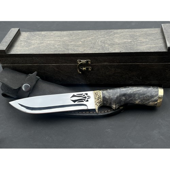 Нож охотничий подарочный с Гербом в кейсе Nb Art 222k28