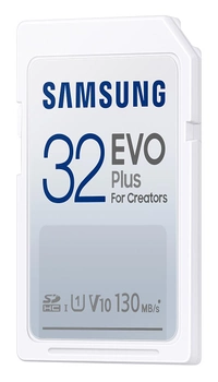 Карта пам'яті Samsung Evo Plus SDXC 32GB Class 10 UHS-I U1 V10 (MB-SC32K/EU)