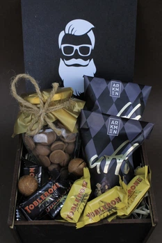 Подарунковий набір Сhocolate Dream, подарунок на день народження, військовому, чоловікові, хлопцю, другові, братові, татові (8-0341)