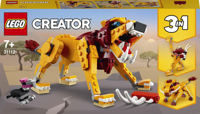 Zestaw klocków LEGO Creator Dziki lew 224 elementy (31112)