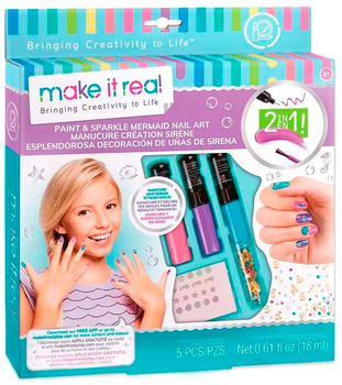 Набір для манікюру Make it Real Русалка 5 елементів (695929023249)
