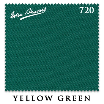 Бильярдное сукно Iwan Simonis 720 Yellow Green