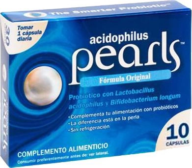 Probiotyczne Perły Acidophilus 10 kapsułek (8431078050109)