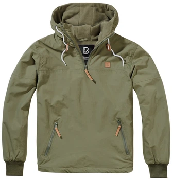 Анорак на флисе Brandit Luke windbreakerм L олива ( 9393.1. L )