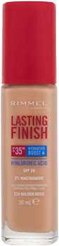 Podkład nawilżający Rimmel Lasting Finish Hydration Boost 35 H 210 Golden Beige 30 ml (3616304825132)
