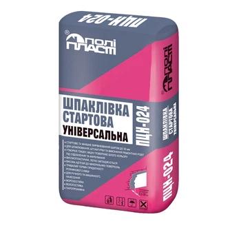 Шпатлевка стартовая универсальная ПЦН-024, белая, 20кг (1945604377)