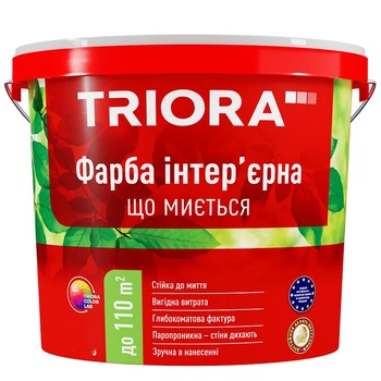 Краска интеръерная моющаяся TRIORA 1л (1,4кг)