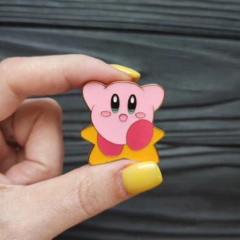 Металлический значок, пин "Кирби. Kirby" (Знач0653)