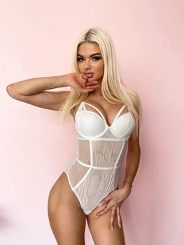 Боди-бюстье 80B: L белый