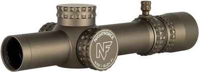 Прицел Nightforce NX8 1-8x24 F1 ZeroS 0.2Mil сетка FC-DMX с подсветкой. Dark Earth