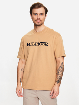 Koszulka męska Tommy Hilfiger Archive Fit MW0MW31539 M Classic Khaki (8720644206898)