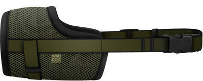 Намордник із сітки для собак WAUDOG Pro пластиковий фастекс M 19-26 см Хакі (689631Collar)