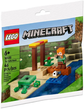 Конструктор LEGO Minecraft Черепашачий пляж 46 деталей (30432)