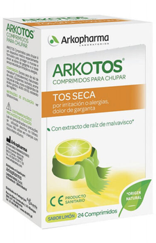 Средство от кашля Arkopharma Arkotos 24 таблетки (3578830114442)