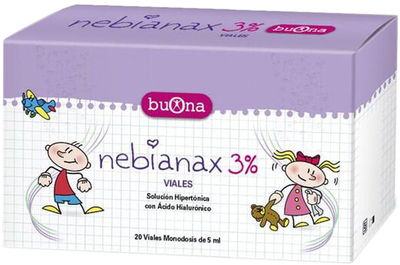 Назальний спрей Buona Nebianax 3% 20 Vials 5 мл (793579894575)