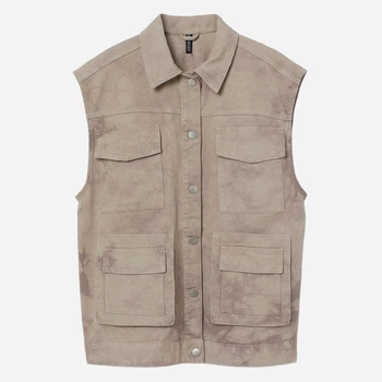 Жилет джинсовый женский H&M 060990462 XXS Серый (6666000265166)