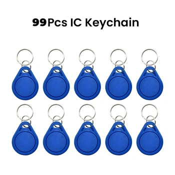 Ключи RFID Mifare 1К Zero RW Blue (99шт). Брелок Proxymity-key Mifare перезаписывается