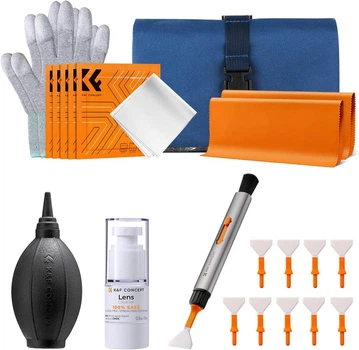 Проффесианальный чистящий набор 23 в 1 для видео и фототехники K&F Concept Optical Cleaning Kit SKU.1919