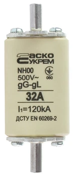 Предохранитель ножевой с плавкой вставкой NH 00 32A gG АСКО (A0050010010)