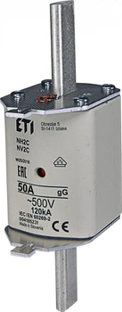 Предохранитель ножевой с плавкой вставкой NH2C 50A gG [4185231] KOMBI ETI