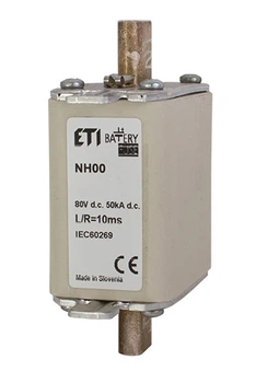 Предохранитель ножевой с плавкой вставкой NH00 80A gBat 80V DC Battery [4110081] ETI