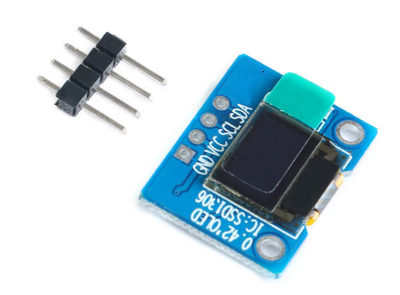 OLED LCD ЖК дисплей/экран 0,42" 72*40 SSD1306 4pin I2C IIC