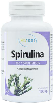 Suplement diety Sanon Spirulina 200 kapsułek 500 mg (8437013869195)