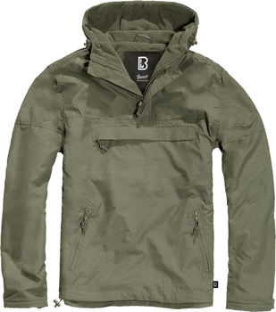 Куртка тактична анорак Brandit Windbreaker Olive M