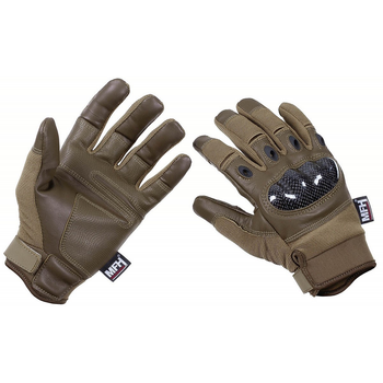 Рукавички тактичні MFH Tactical Gloves Mission - Койот XXL