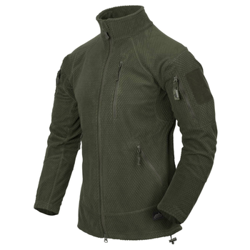 Кофта Alpha Tactical Jacket - Grid Fleece Helikon-Tex Olive S