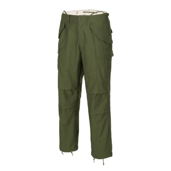 Тактичні штани Helikon-Tex M65 - NYCO SATEEN OLIVE GREEN M/regular