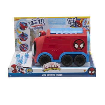 Wozak Jazwares Spidey Deluxe Spinning Hauler (SNF0081) (191726429012)