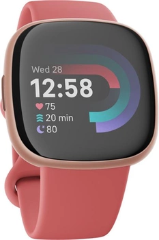 Smartwatch Fitbit Versa 4 Pink Sand / Copper Rose (FB523RGRW)