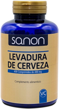 Дієтична добавка Sanon Levadura De Cerveza 400 капсул по 400 мг (8437013869591)