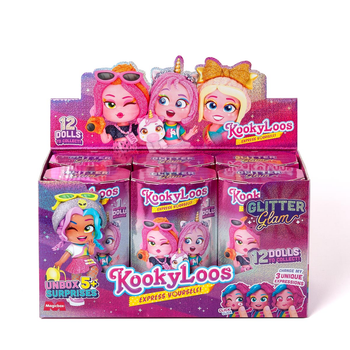 Figurka Jazwares KookyLoos Glitter Glam Seria 5 lalka (SQDI00016) (8431618026519)