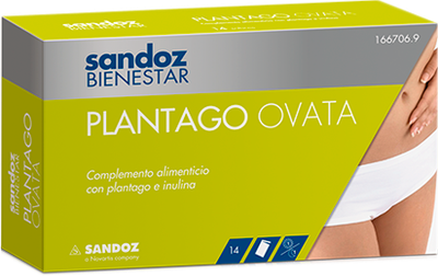 Suplement diety Sandoz Bienestar Plantago Ovata 14 saszetek (8470001667069)