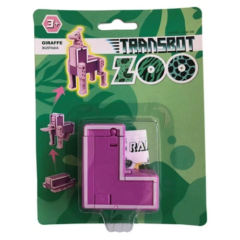 Игрушка-трансформер Transbot Lingva zoo Жирафа (T15507/1/T15507/1-12) (10-574892)