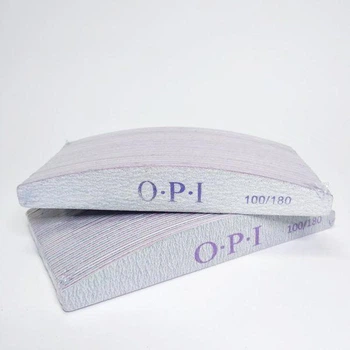 Пилка маникюрная OPI 100/180, упаковка 25 шт