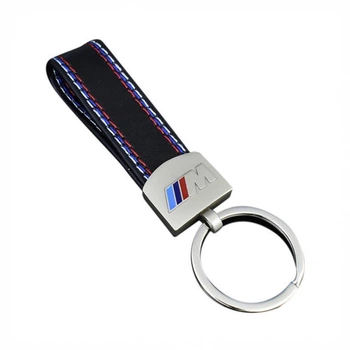 Шкіряний брелок на ключ BMW M