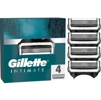 Сменные картриджи для бритья (лезвия кассеты) Gillette Intimate 4 шт. для интимных зон с улучшенными смазывающими полосками